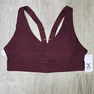 Xersion Women's Train Port Wine Removable Bra Cups. large